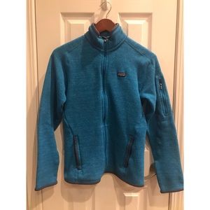 balkan blue patagonia jacket